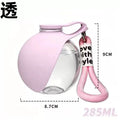 Stainless Steel Portable Dog Water Bottle with Silicone Bowl – No-Spill Travel Dispenser