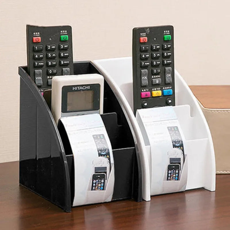 Desktop Remote Control & Phone Holder – Multi-Purpose Organiser