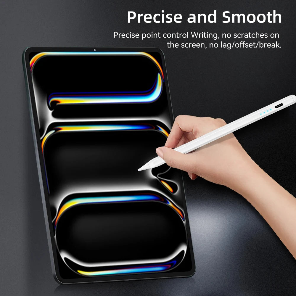 DANYCASE Active Stylus Pen | Compatible with iPad 2018–2025 | Palm Rejection | Type-C Charging