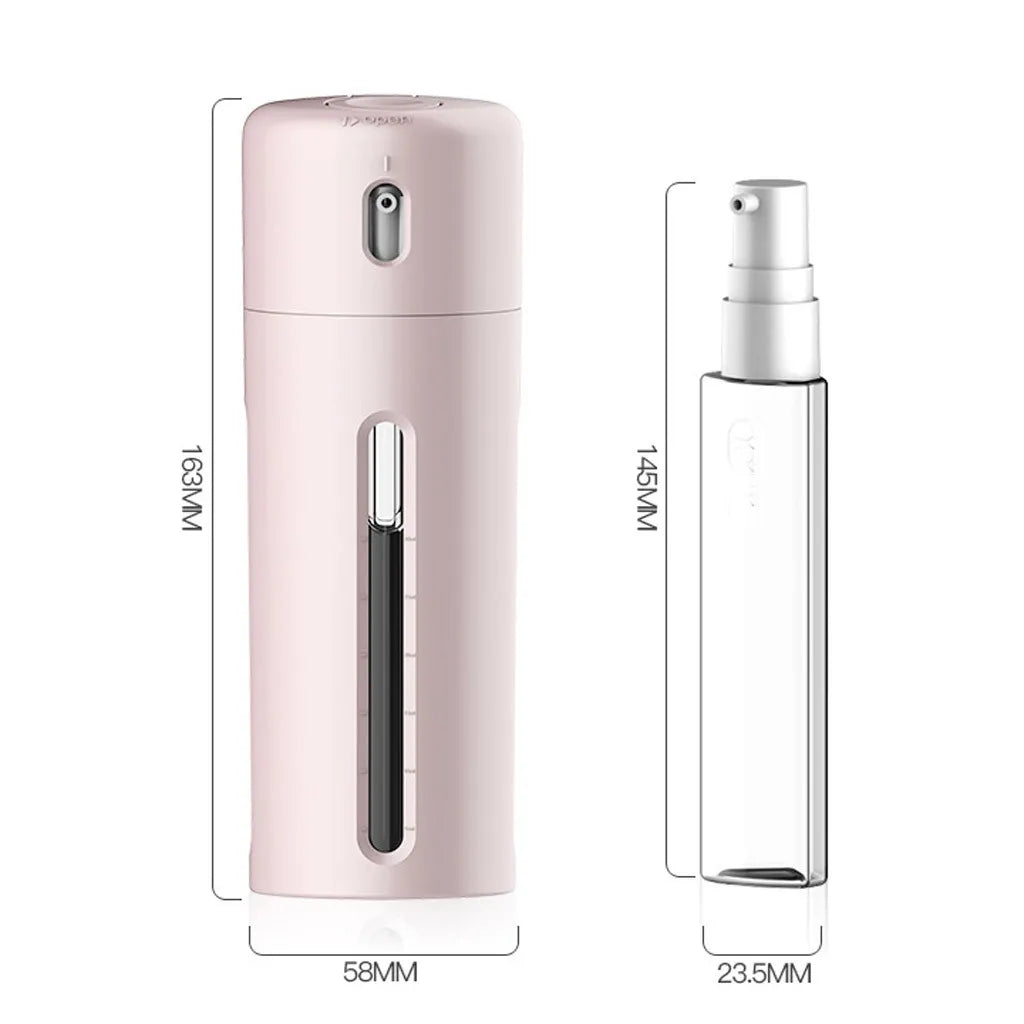 4-in-1 Travel Dispenser Bottle Set – Refillable Press Container (30ml x 4)