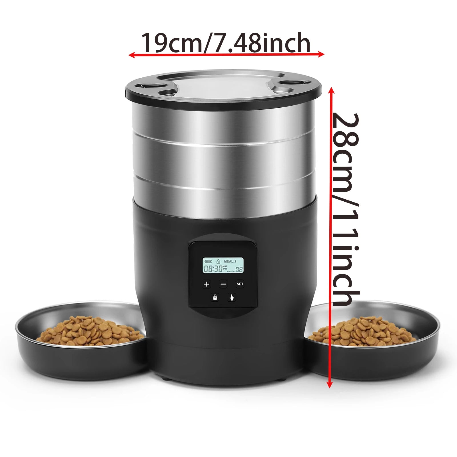 4.5L Smart Auto Pet Feeder & Water Fountain – TuYa App
