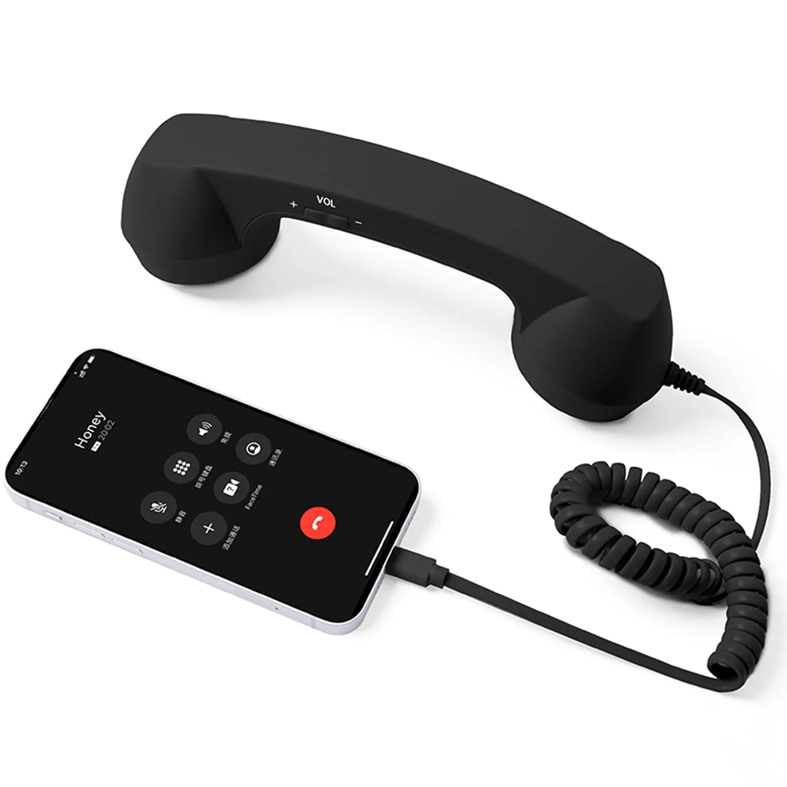 Retro Wired Type-C Telephone Handset