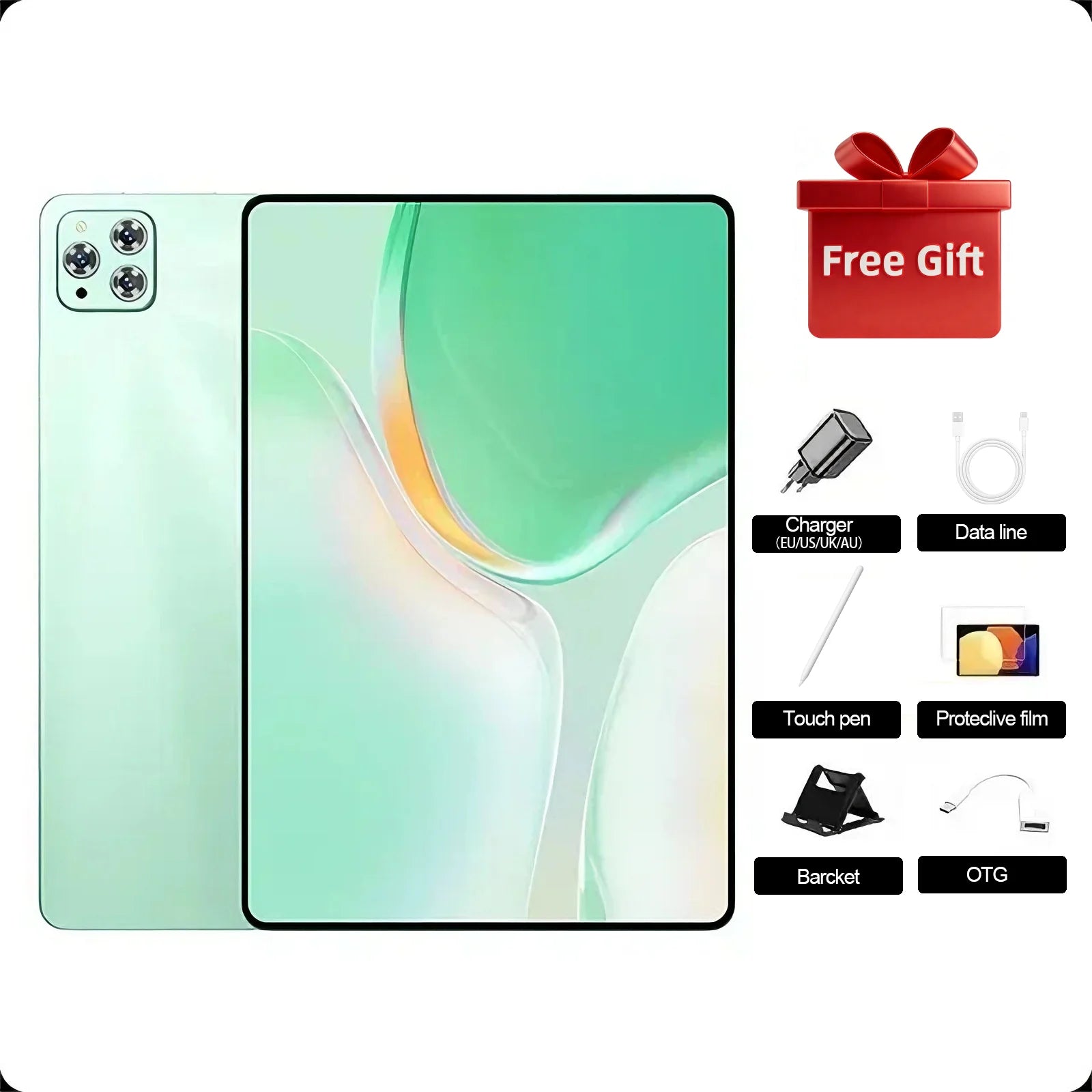 12" Android 16 Tablet – Snapdragon 8 Gen3, 24GB+2TB, 20000mAh, 5G Dual SIM, GPS, WiFi