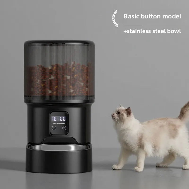 WiFi Smart Pet Feeder & Water Fountain Set with Camera