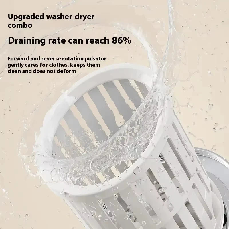 USB Rechargeable Mini Washing Machine – Compact Washer & Dehydrator for Small Loads