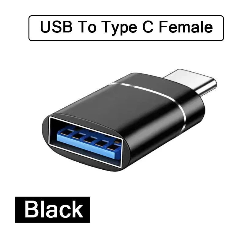 USB-A to USB-C OTG Adapter (2-Pack) for MacBook, Samsung & iPhone