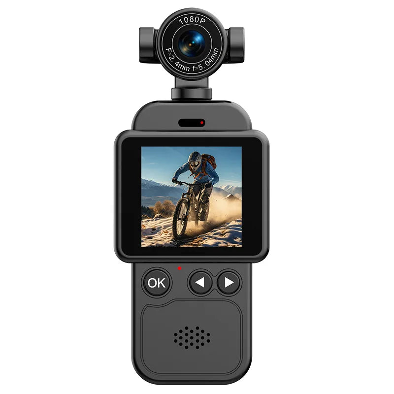 4K Ultra HD Action Camera 360° Rotatable Waterproof WiFi Vlog Sport Cam