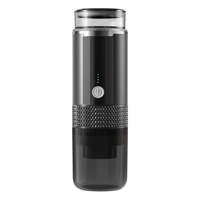 Electric Portable Coffee Maker – Capsule & Ground Coffee Compatible | Single Cup | K-Cup Pod Ready