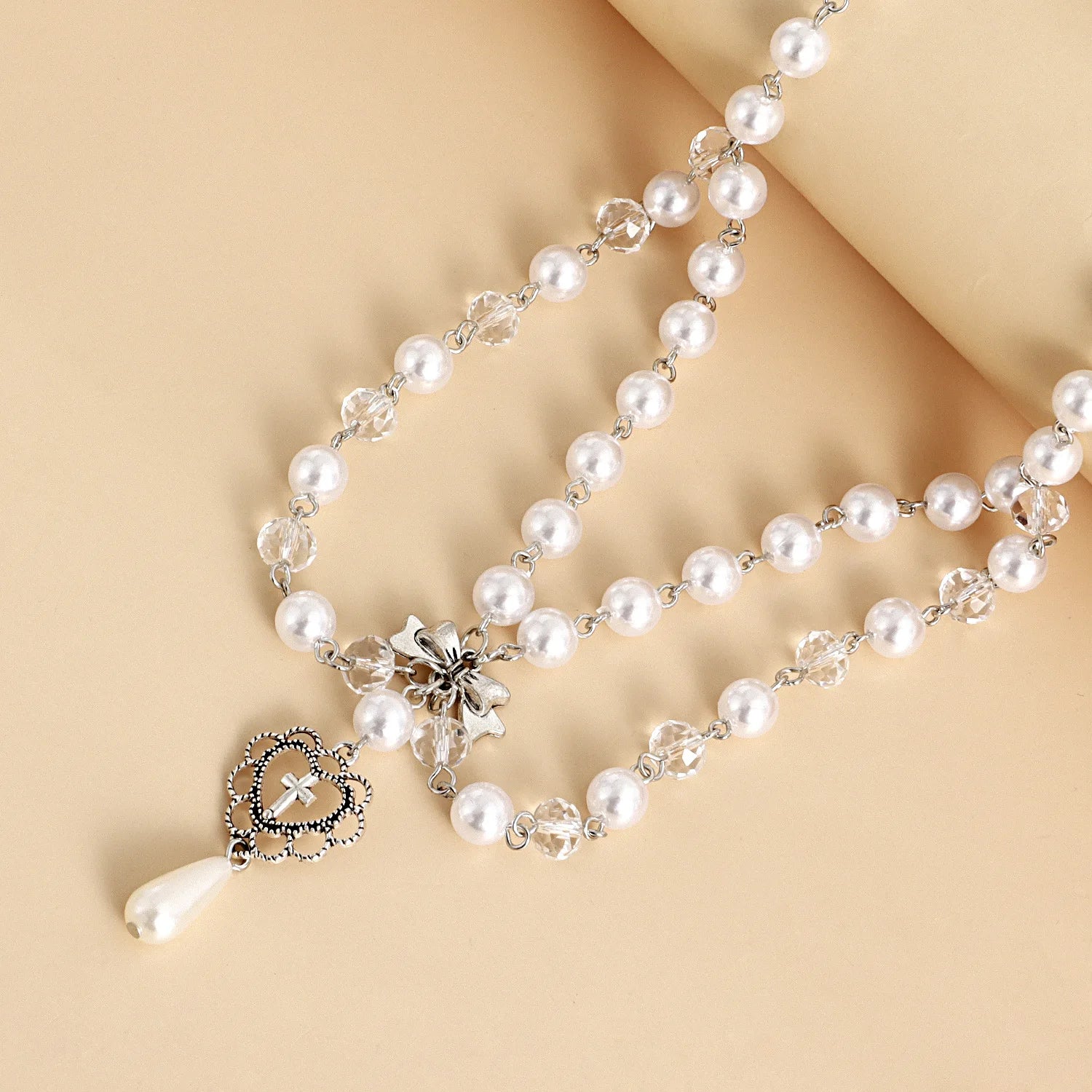 Butterfly Heart Fairycore Choker Necklace