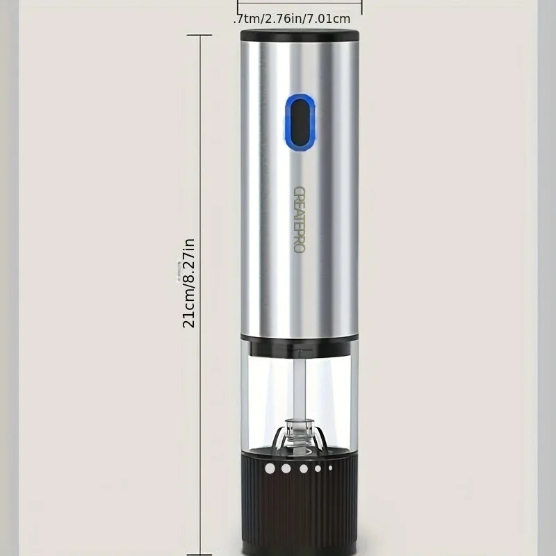 Electric Salt & Pepper Grinder Set – Rechargeable & Adjustable