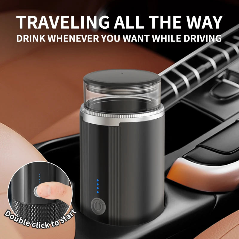 Electric Portable Coffee Maker – Capsule & Ground Coffee Compatible | Single Cup | K-Cup Pod Ready