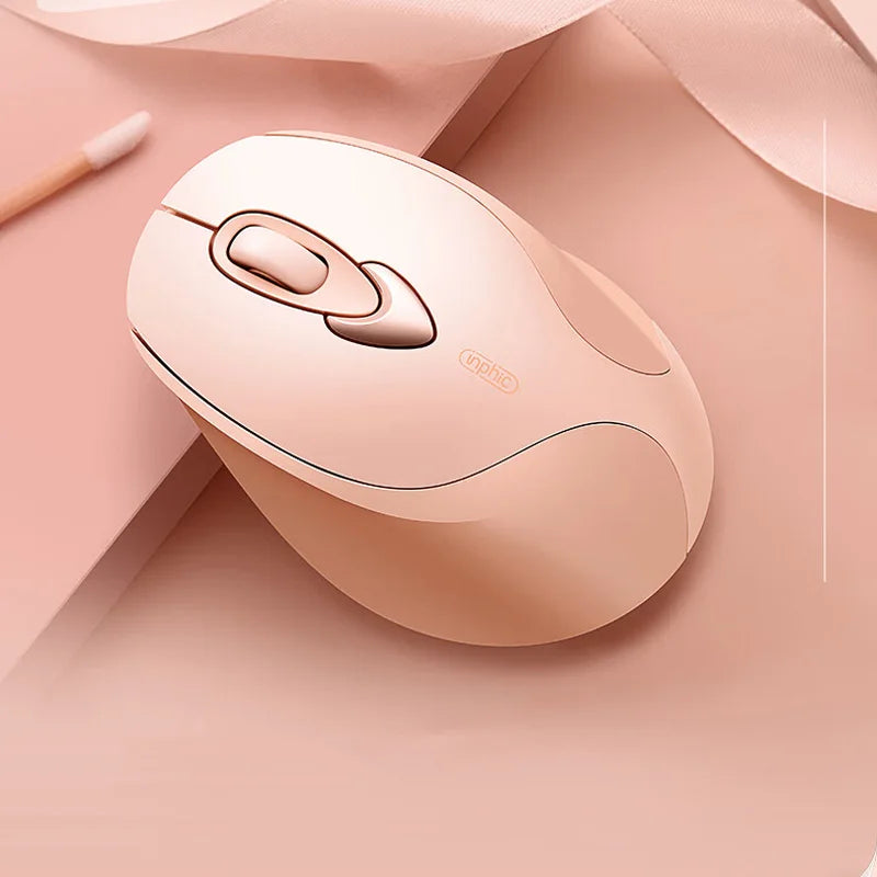 Inphic M8 Silent Wireless Mouse | Ergonomic Rechargeable Office Mouse