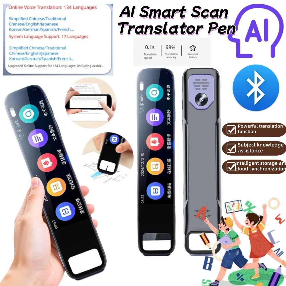 AI Smart Pen – 150+ Languages, ChatGPT Integration & OCR Scanning | AI-Curated