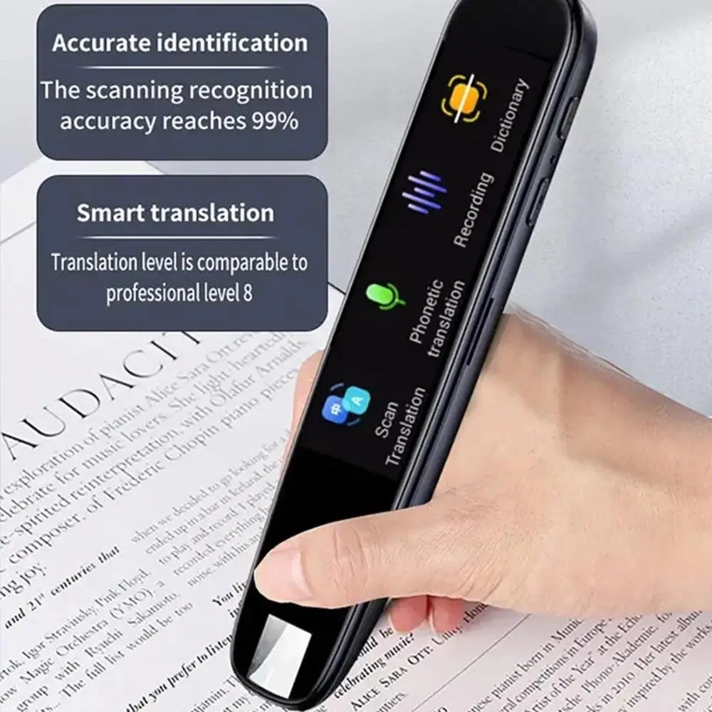 Smart Translation Pen – 123 Languages, Offline & Voice | AI-Curated