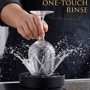 Automatic Glass Washer & High-Pressure Cup Cleaner – For Beer Glasses, Mugs, Stemware & More