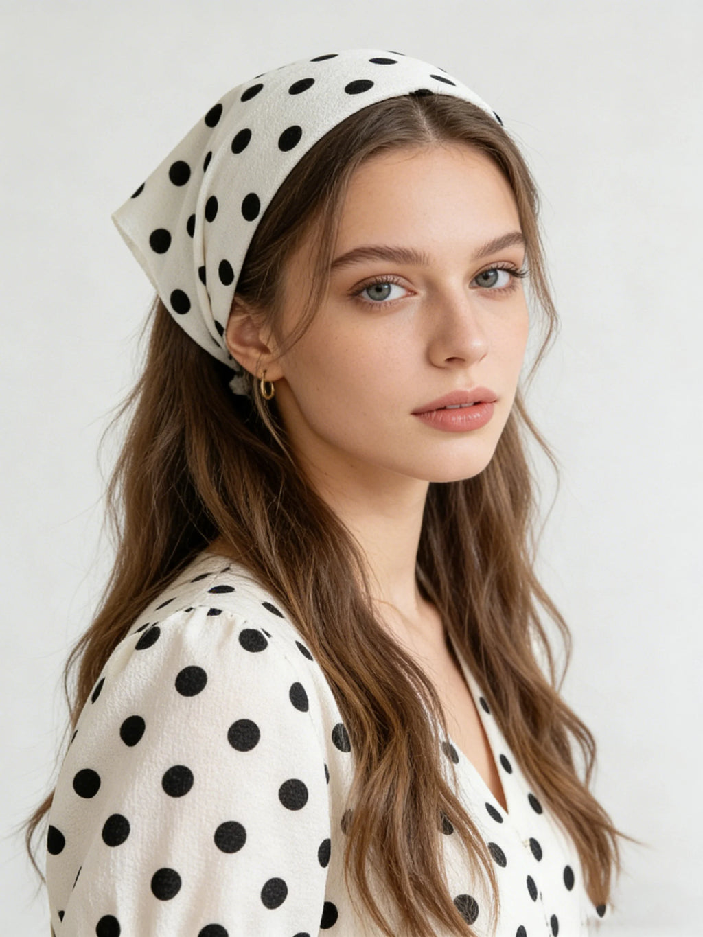 Floral Print Bandana Hair Scarf – Bohemian Headwear