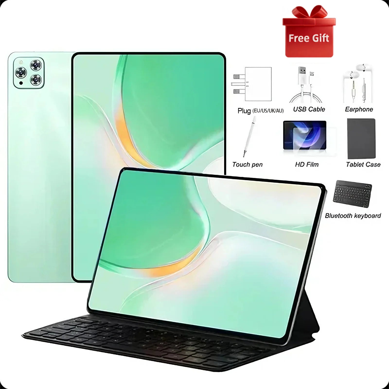 12" Android 16 Tablet – Snapdragon 8 Gen3, 24GB+2TB, 20000mAh, 5G Dual SIM, GPS, WiFi