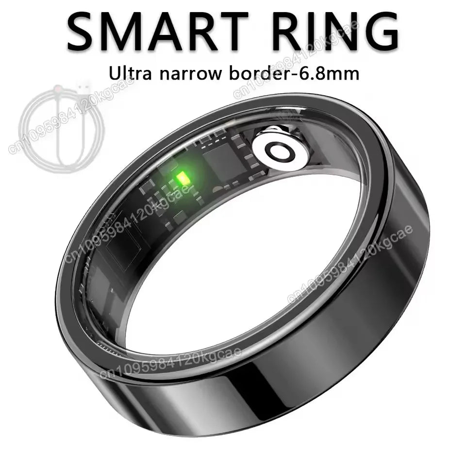 Smart Health Ring 2026 | Heart Rate, Sleep & Motion Tracking | IP68 Waterproof