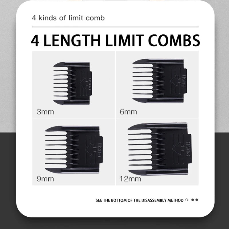Professional Rechargeable Pet Grooming Clipper Kit – Dog & Cat Hair Trimmer Set