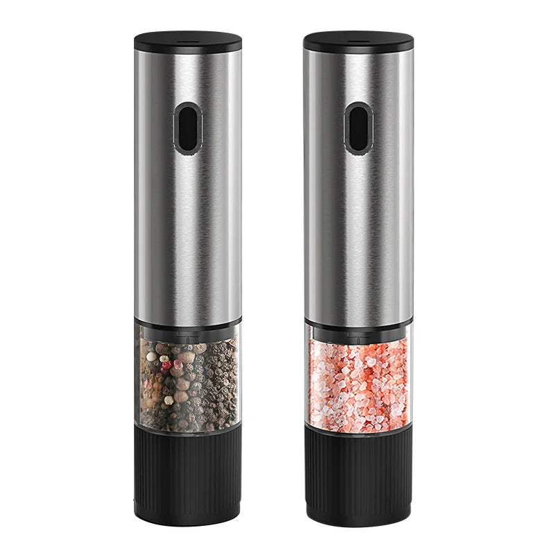 Electric Salt & Pepper Grinder Set – Rechargeable & Adjustable