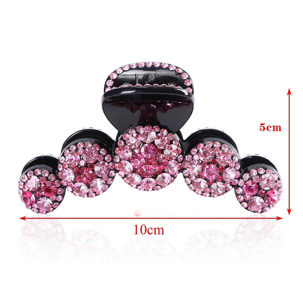 Large Crystal Diamond Hair Claw Clip