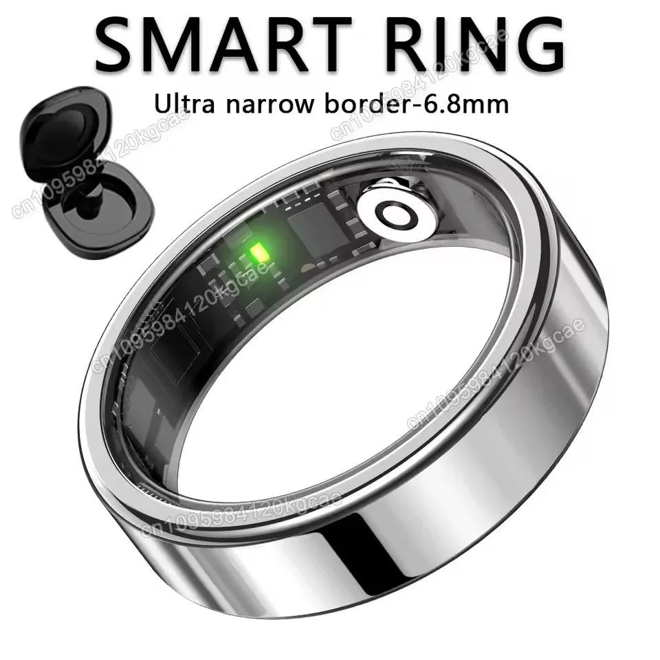Smart Health Ring 2026 | Heart Rate, Sleep & Motion Tracking | IP68 Waterproof
