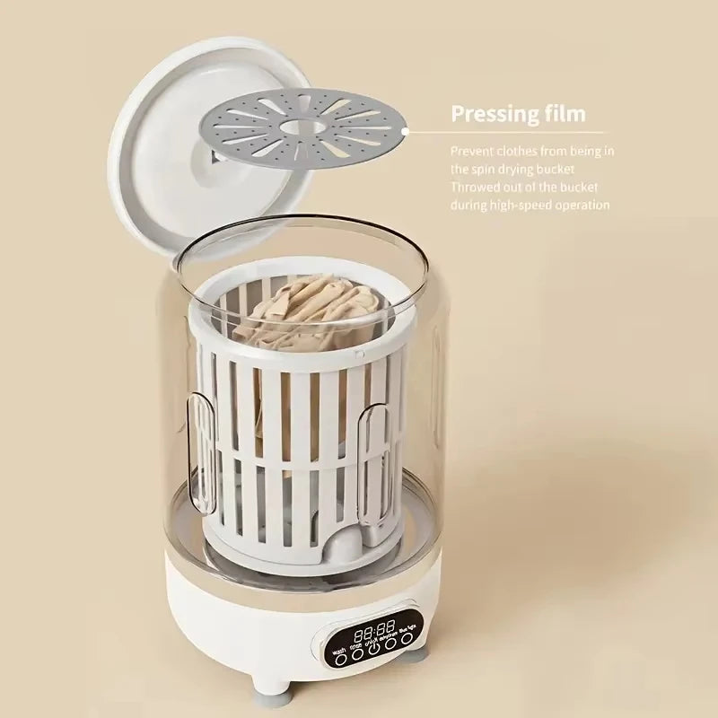 USB Rechargeable Mini Washing Machine – Compact Washer & Dehydrator for Small Loads