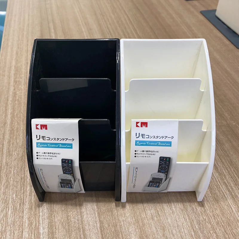 Desktop Remote Control & Phone Holder – Multi-Purpose Organiser