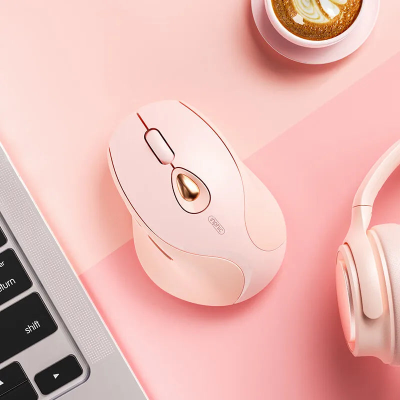Inphic M8 Silent Wireless Mouse | Ergonomic Rechargeable Office Mouse