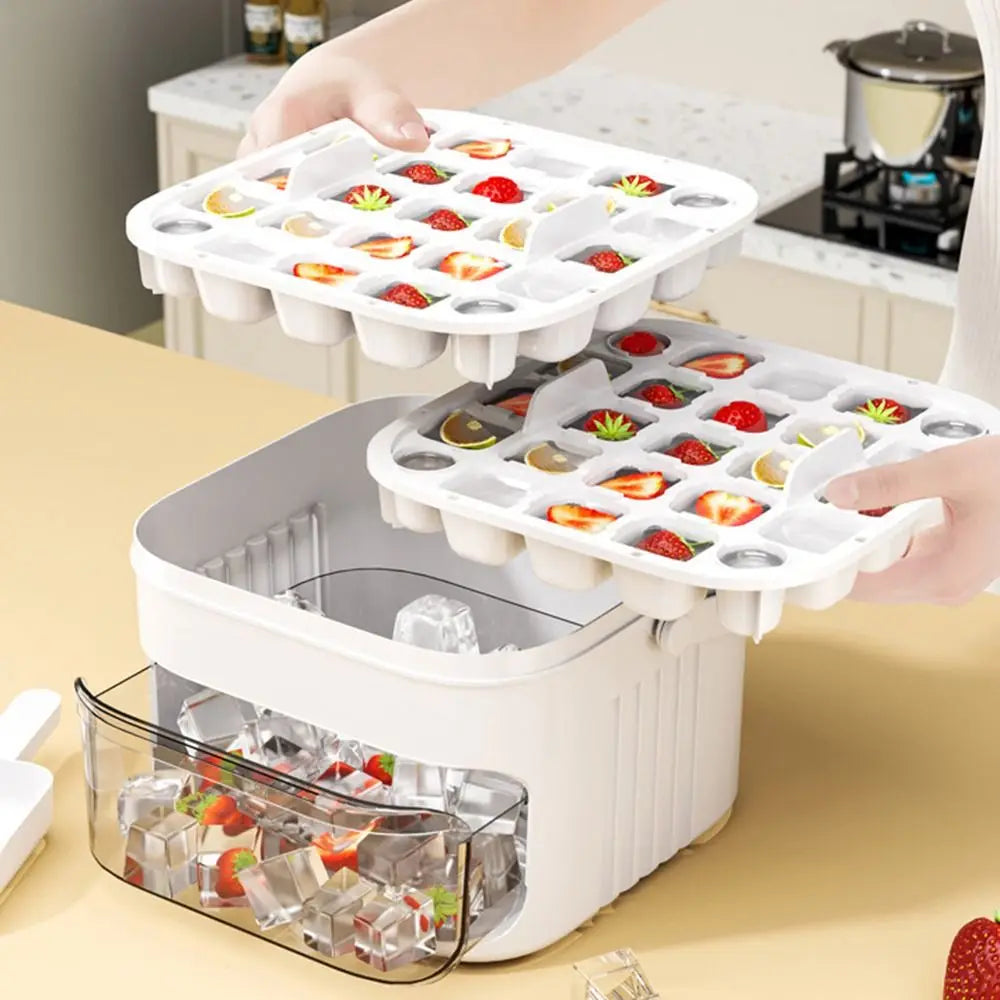 50-Cube Ice Maker with Easy Press