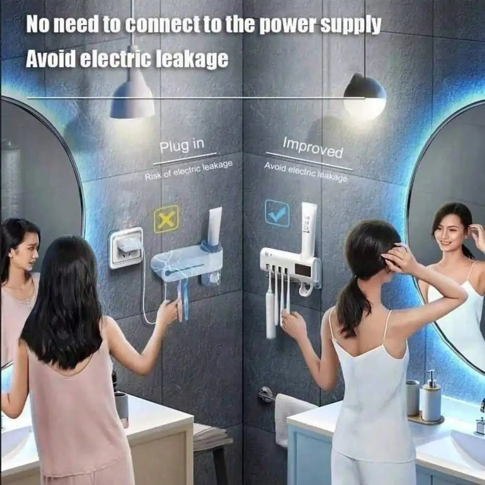 Solar UV Toothbrush Holder & Sterilizer
