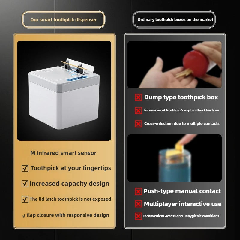Smart Automatic Toothpick Dispenser with Induction Sensor