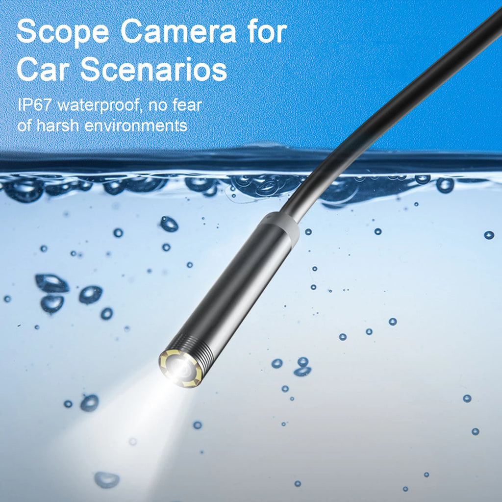 Type-C Endoscope Camera 5.5/7mm | 6 LED Lights | Waterproof | For Android & PC