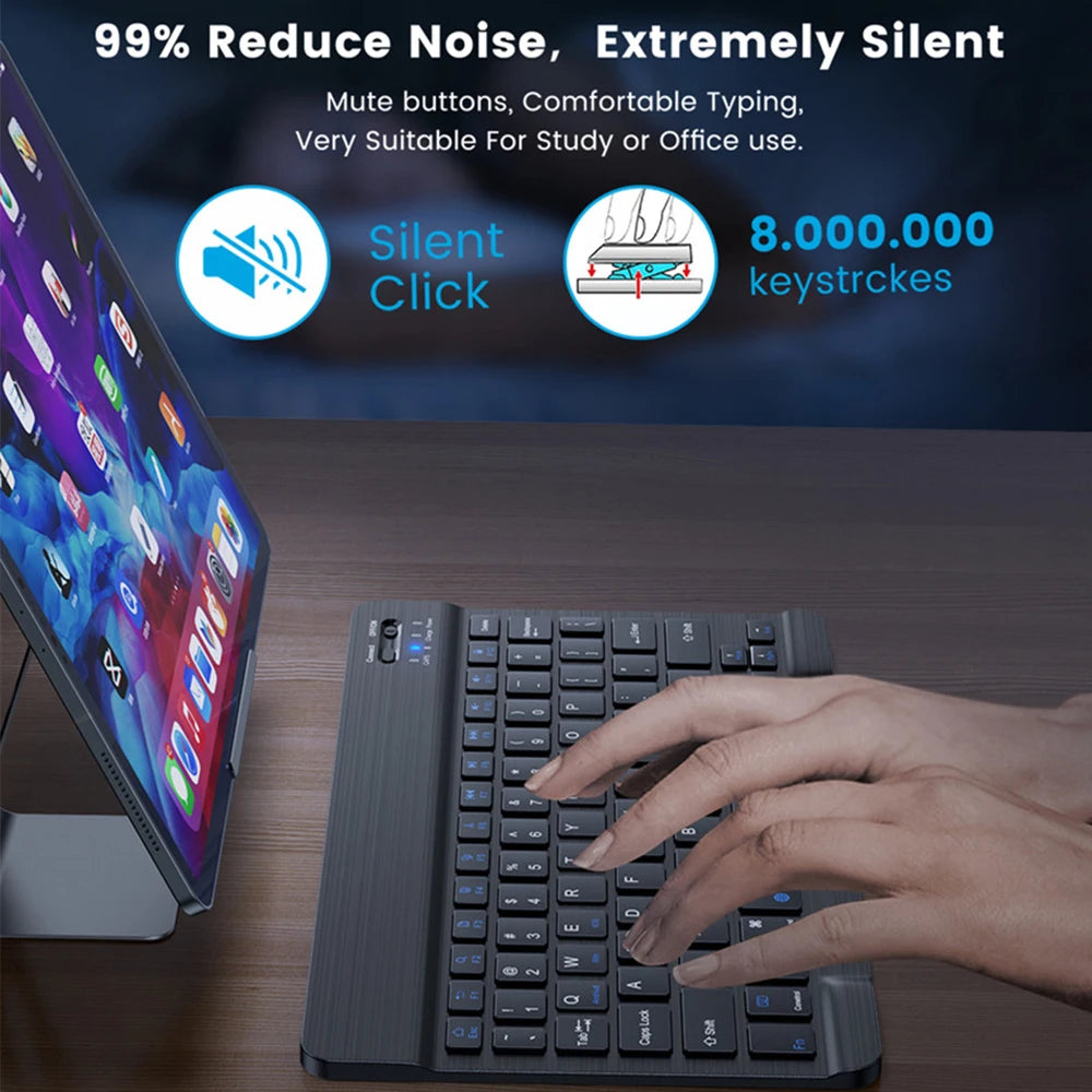 Wireless Bluetooth Keyboard & Mouse Combo