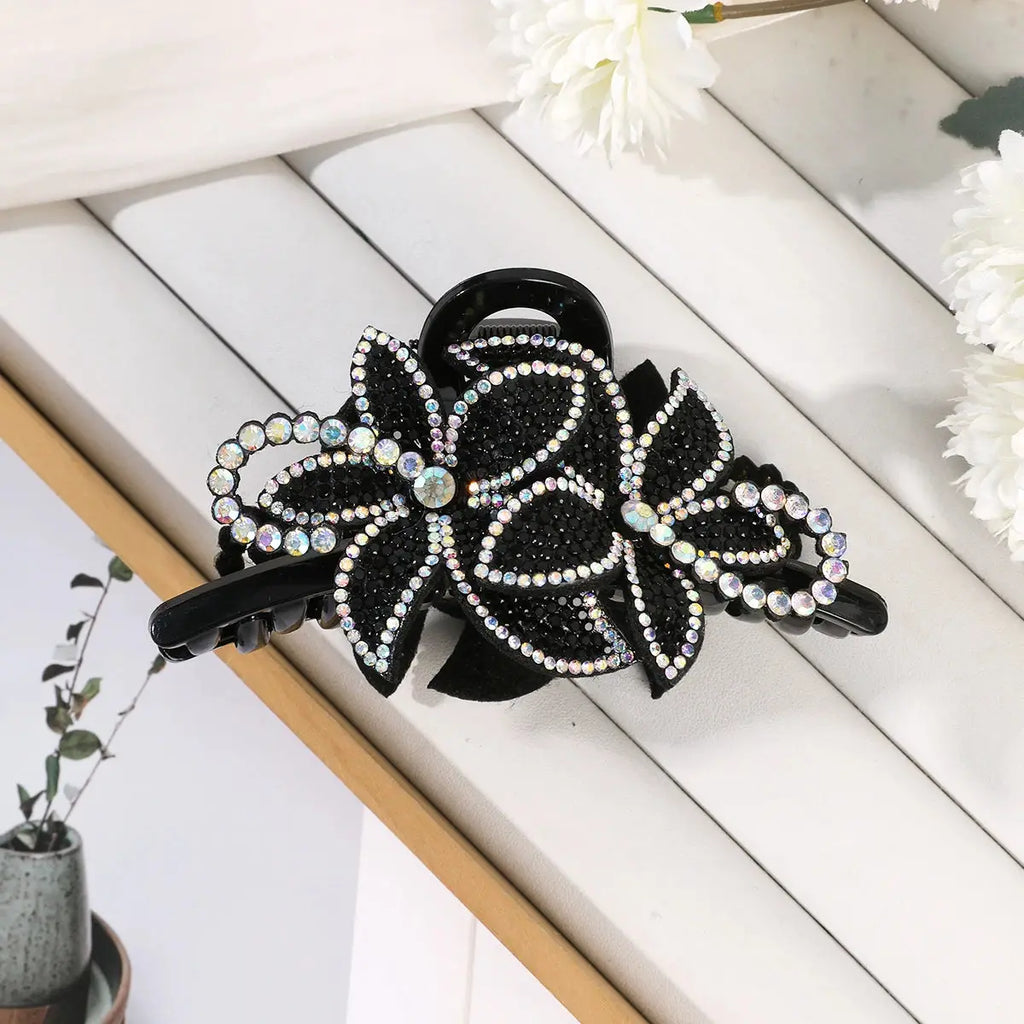 Rhinestone Flower Hair Claw Clips Nexsora Home Rhinestone Flower Hair Claw Clips Rhinestone Flower Hair Claw Clips  Nexsora Home