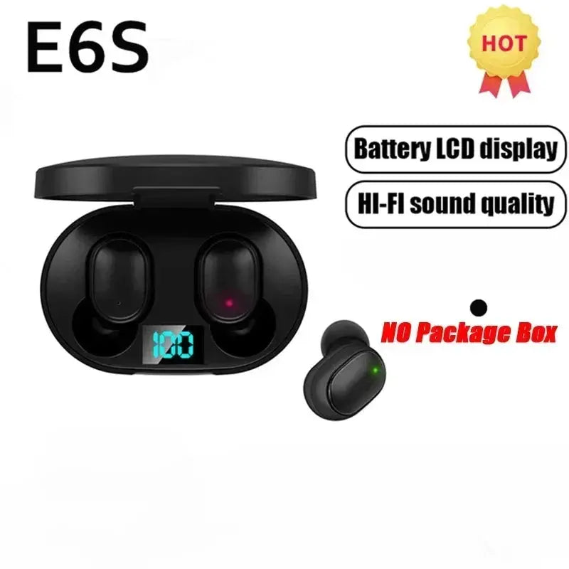 Enhanced Sound Experience with E6S TWS Bluetooth Earbuds – Active Noise Cancelling, Waterproof, & Long-lasting Battery Nexsora Home Enhanced Sound Experience with E6S TWS Bluetooth Earbuds – Active Noise Cancelling, Waterproof, & Long-lasting Battery Enhanced Sound Experience with E6S TWS Bluetooth Earbuds – Active Noise Cancelling, Waterproof, & Long-lasting Battery  Nexsora Home