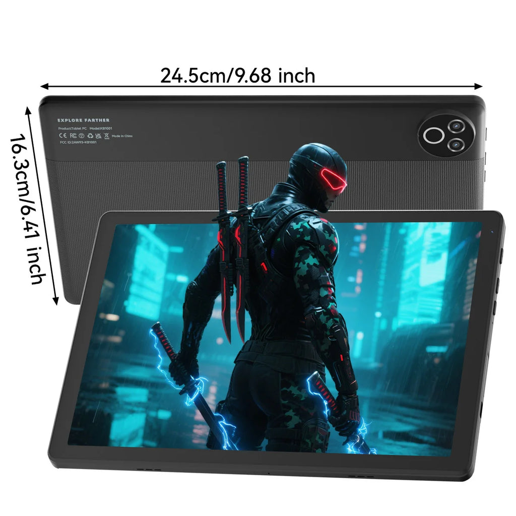 Android 15 Tablet 10.1" – 20GB RAM, 64GB, Full Accessory Bundle