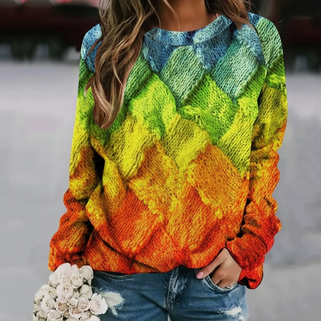 women-rainbow-ombre-knit-raglan-sweater-gradient