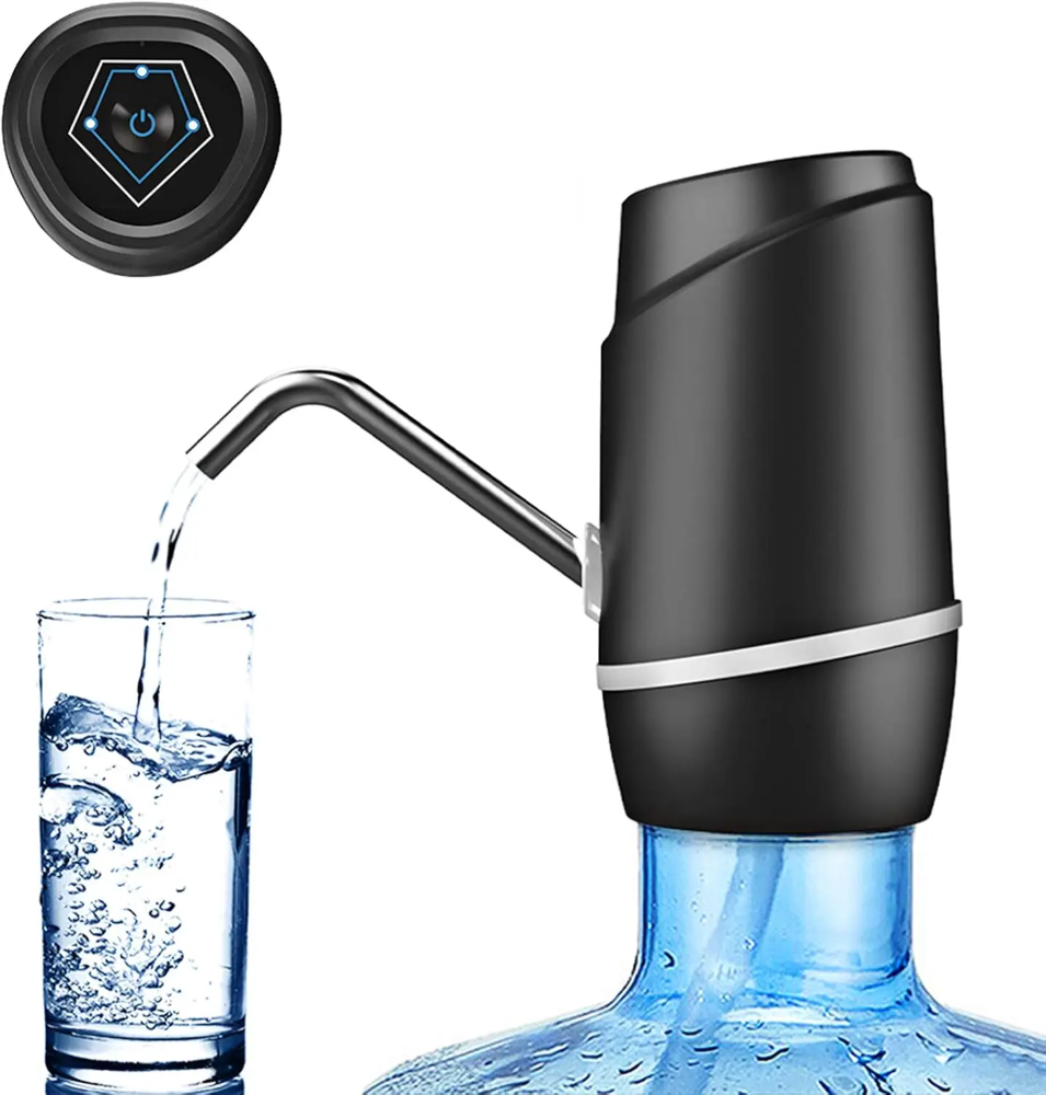 USB Water Bottle Pump – One-Touch Automatic Dispenser