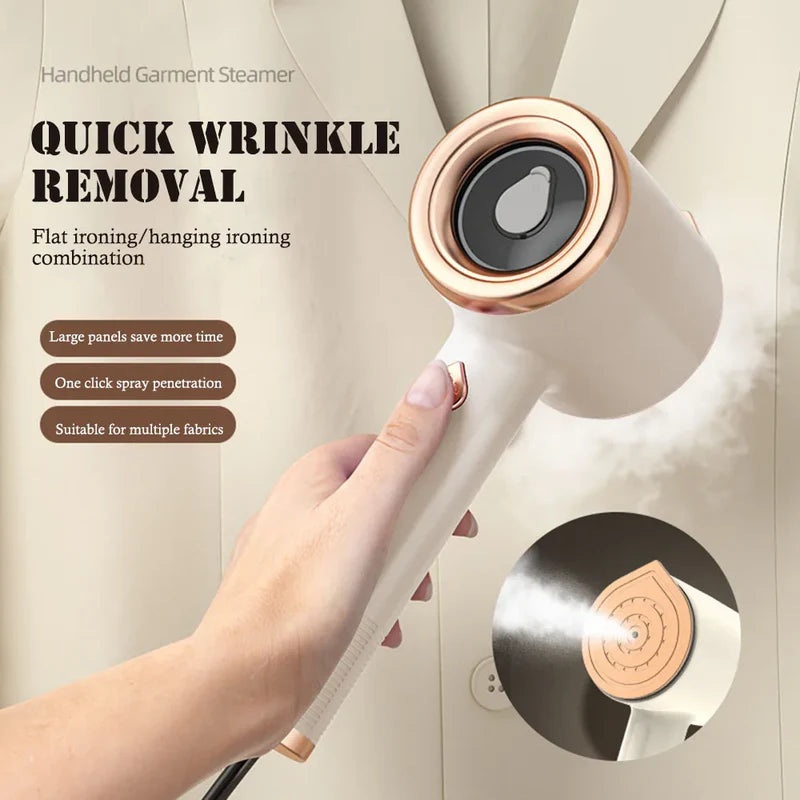 Portable handheld garment steamer compact mini fabric iron for clothes